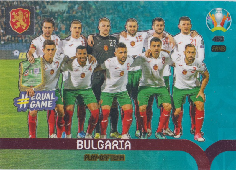 Adrenalyn Euro 2020 - 453 - Bulgaria - Play-Off Team