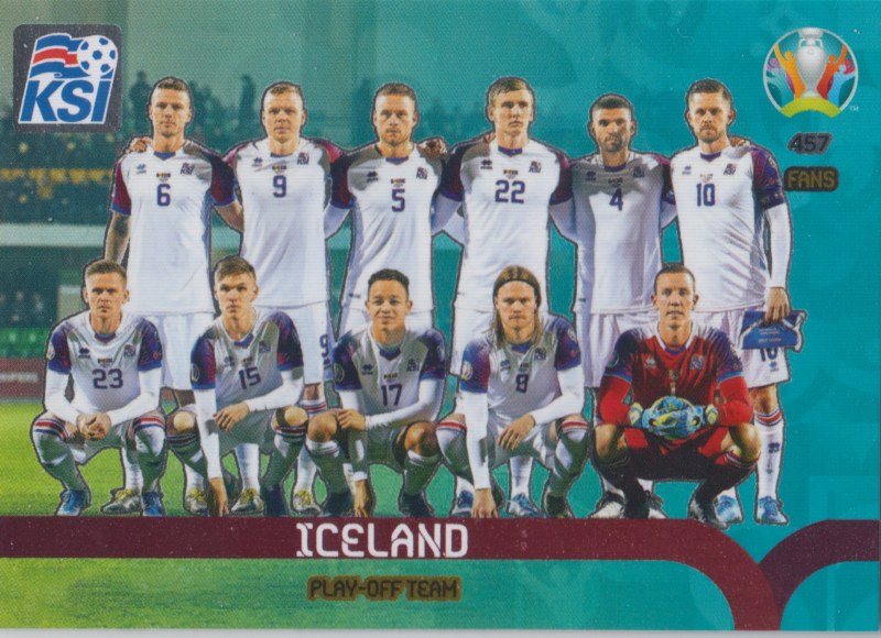 Adrenalyn Euro 2020 - 457 - Iceland - Play-Off Team