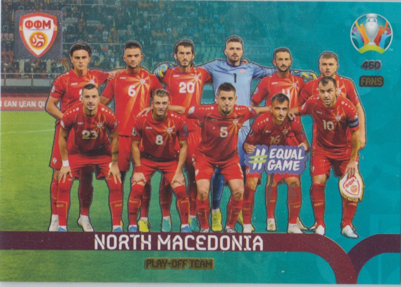 Adrenalyn Euro 2020 - 460 - North Macedonia - Play-Off Team