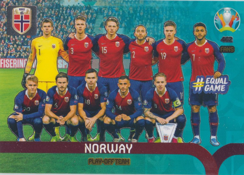 Adrenalyn Euro 2020 - 462 - Norway - Play-Off Team