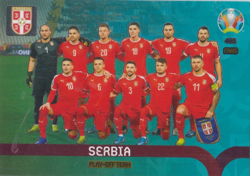 Adrenalyn Euro 2020 - 465 - Serbia - Play-Off Team