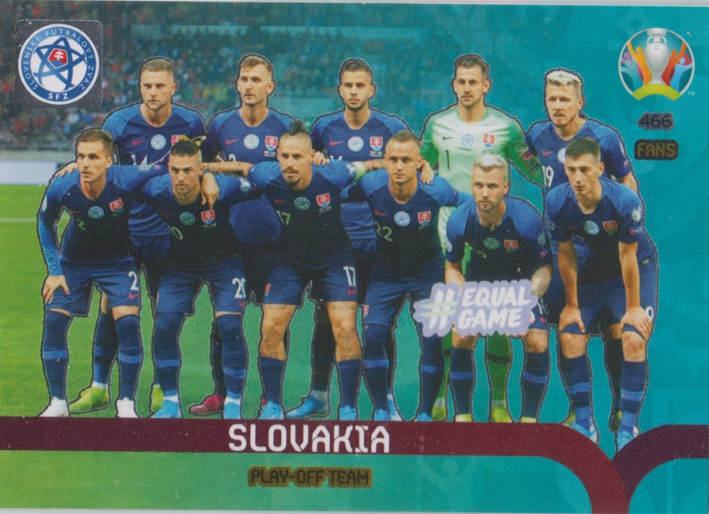 Adrenalyn Euro 2020 - 466 - Slovakia - Play-Off Team