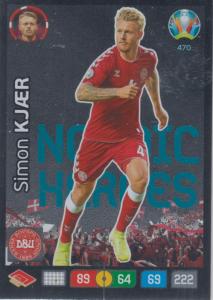 Adrenalyn Euro 2020 - 470 - Simon Kjær / Simon Kjaer (Denmark) - Nordic Heroes