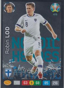 Adrenalyn Euro 2020 - 475 - Robin Lod (Finland) - Nordic Heroes
