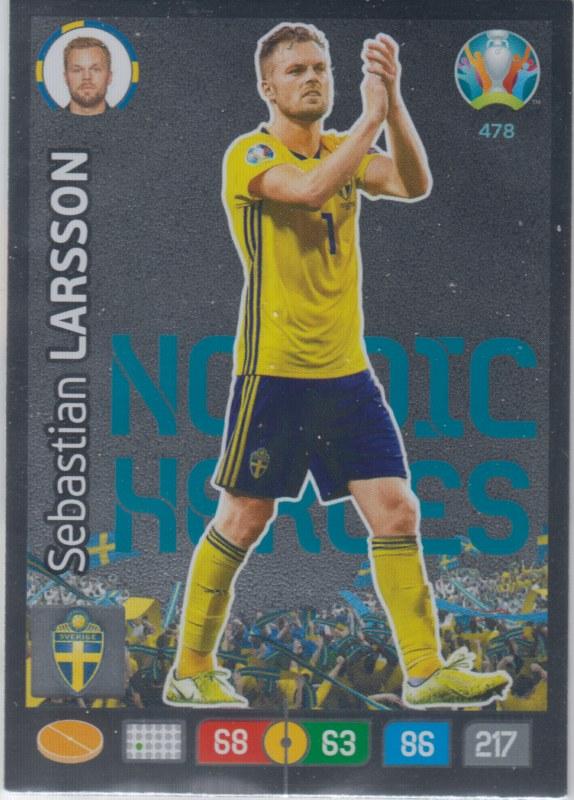 Adrenalyn Euro 2020 - 478 - Sebastian Larsson (Sweden) - Nordic Heroes