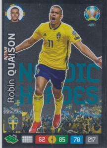 Adrenalyn Euro 2020 - 480 - Robin Quaison (Sweden) - Nordic Heroes
