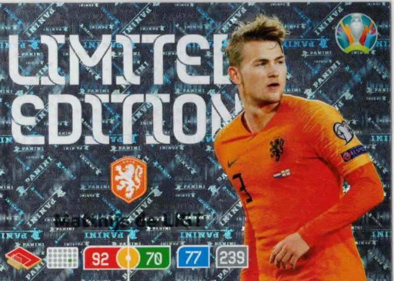 Adrenalyn Euro 2020 - Matthijs de Ligt (Netherlands) - Limited Edition