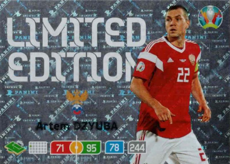 Adrenalyn Euro 2020 - Artem Dzyuba (Russia) - Limited Edition