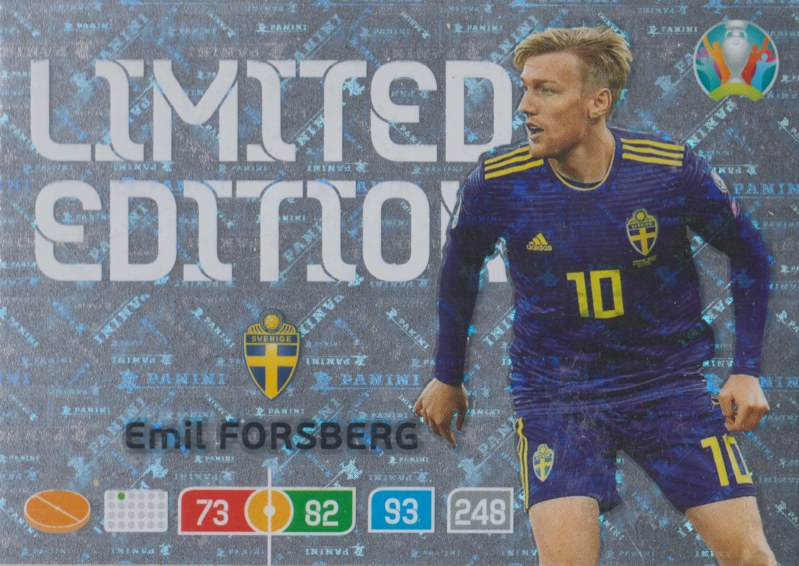 Adrenalyn Euro 2020 - Emil Forsberg (Sweden) - Limited Edition