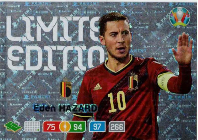 Adrenalyn Euro 2020 - Eden Hazard (Belgium) - Limited Edition