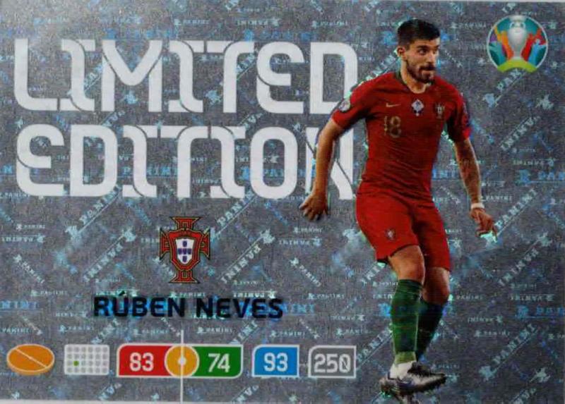Adrenalyn Euro 2020 - Rúben Neves (Portugal) - Limited Edition
