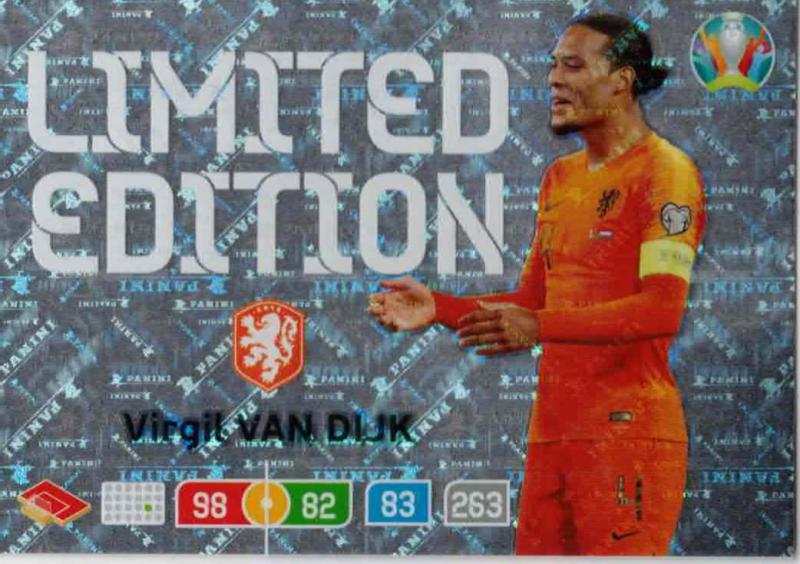 Adrenalyn Euro 2020 - Virgil van Dijk (Netherlands) - Limited Edition