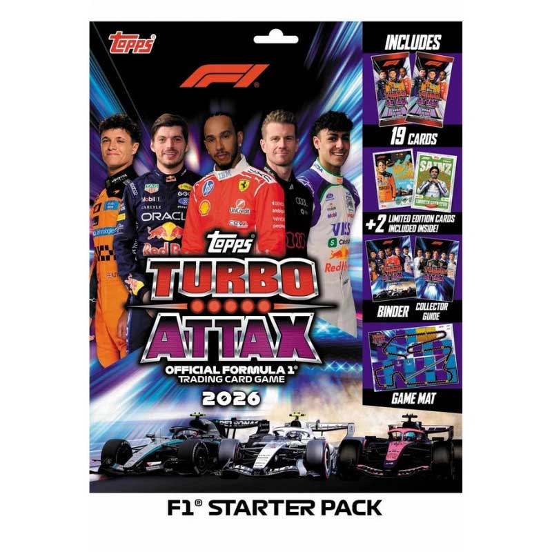 1 Starter Pack, Topps Turbo Attax 2026 Formula 1 Trading Card Game