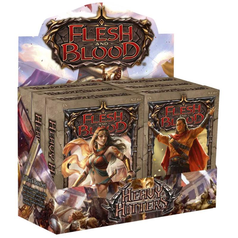 Flesh and Blood TCG - Heavy Hitters - Blitz Deck Display (6 Different decks)