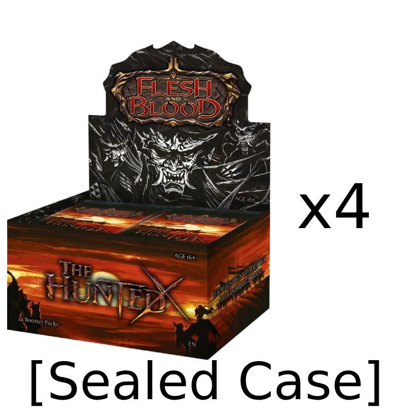 PRE-BUY: Flesh and Blood TCG - The Hunted - Booster Case (4 Displays) (Preliminary release January 31:st 2024)