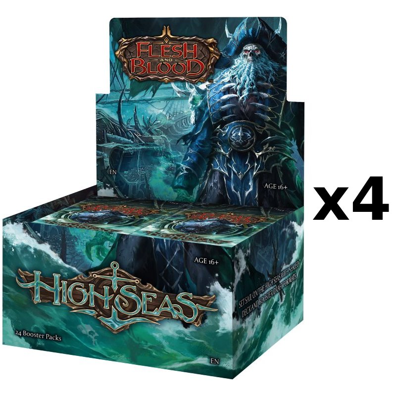 Flesh and Blood TCG - High Seas - Booster Case (4 Displays)