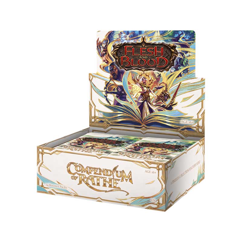 [MAX 4 PER CUSTOMER] Flesh and Blood TCG - Compendium of Rathe - Booster Display (24 Packs)