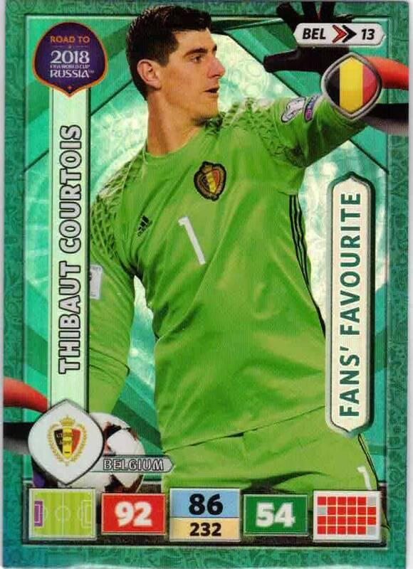 Fans Favourite - 01 - Thibaut Courtois - (Belgium) - BEL13 -  Road To World Cup Russia 2018
