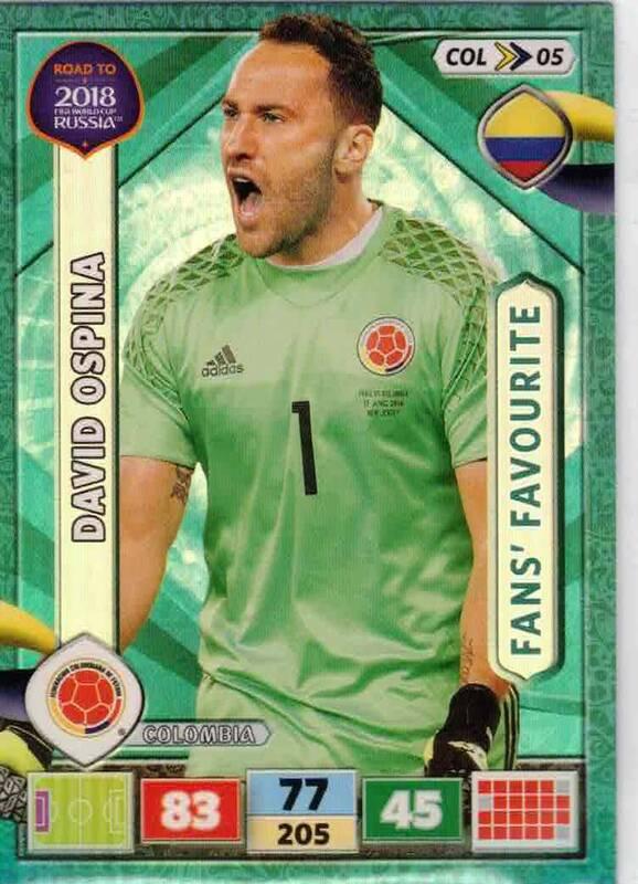 Fans Favourite - 32 - David Ospina - (Colombia) - COL05 -  Road To World Cup Russia 2018