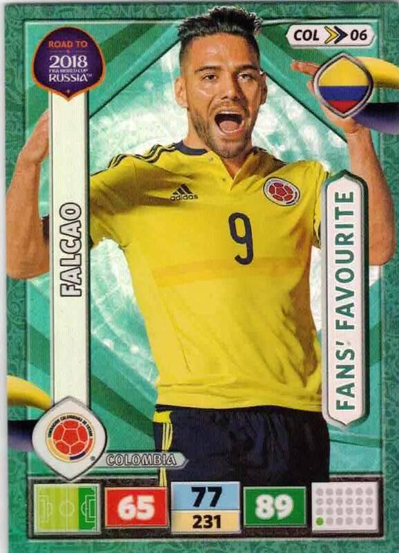 Fans Favourite - 33 - Falcao  - (Colombia) - COL06 -  Road To World Cup Russia 2018