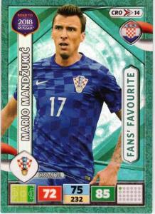 Fans Favourite - 03 - Mario Mandzukic - (Croatia) - CRO14 -  Road To World Cup Russia 2018