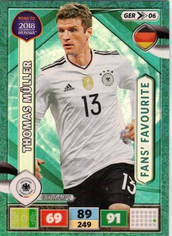 Fans Favourite - 10 - Thomas Müller - (Germany) - GER06 -  Road To World Cup Russia 2018