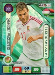 Fans Favourite - 12 - Nemanja Nikolic - (Hungary) - HUN13 -  Road To World Cup Russia 2018
