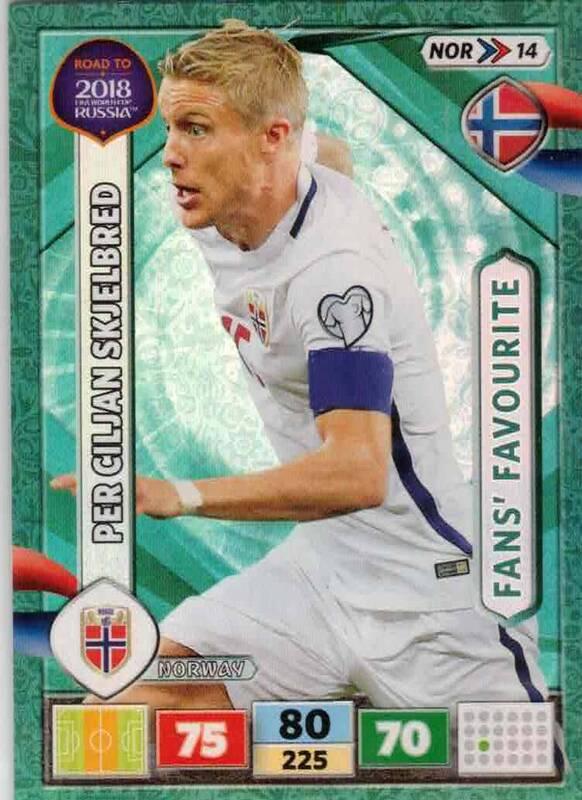 Fans Favourite - 17 - Per Ciljan Skjelbred - (Norway) - NOR14 -  Road To World Cup Russia 2018