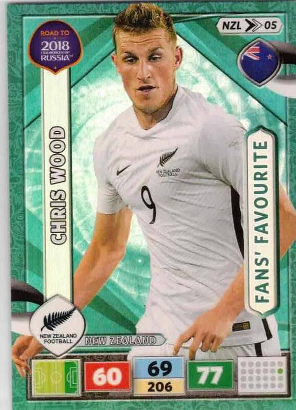 Fans Favourite - 36 - Chris Wood - (New Zealand) - NZL05 -  Road To World Cup Russia 2018