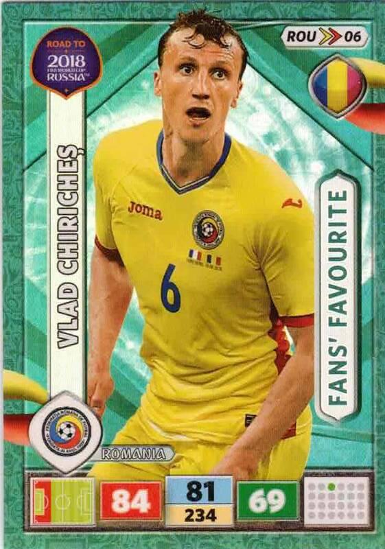Fans Favourite - 20 - Vlad Chiriches - (Romania) - ROU06 -  Road To World Cup Russia 2018