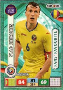 Fans Favourite - 20 - Vlad Chiriches - (Romania) - ROU06 -  Road To World Cup Russia 2018