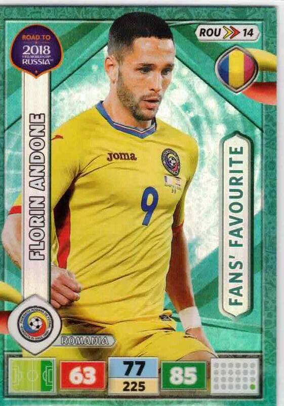 Fans Favourite - 22 - Florin Andone - (Romania) - ROU14 -  Road To World Cup Russia 2018