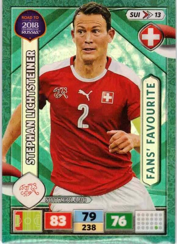 Fans Favourite - 24 - Stephan Lichtsteiner - (Switzerland) - SUI13 -  Road To World Cup Russia 2018