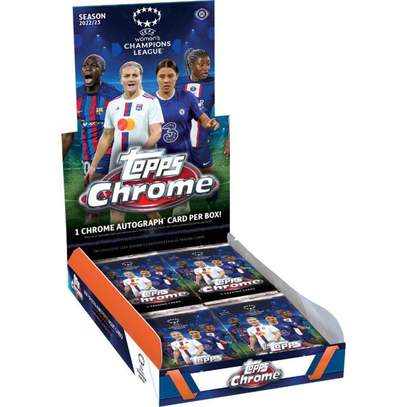 Sealed Box 2022-23 Topps Chrome UEFA Womens Champions League Soccer Hobby