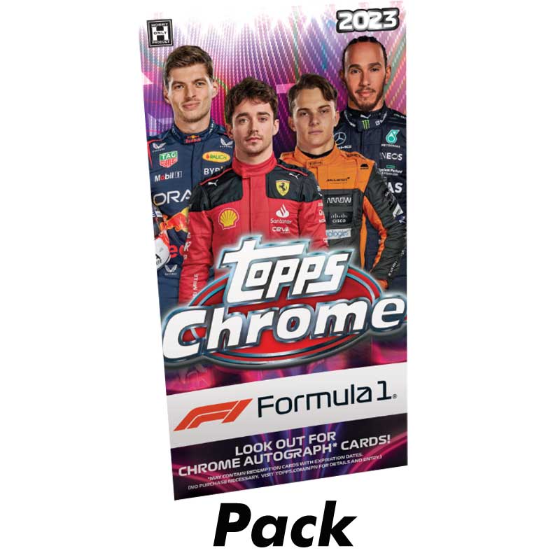 1st Paket 2023 Topps Chrome Formula 1 F1 Racing Hobby