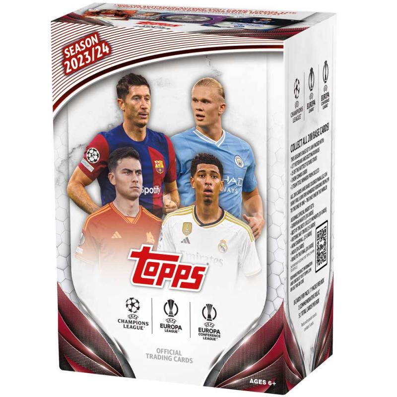 Sealed Value Box 2023-24 Topps UEFA Club Competitions UCC Soccer [7 Packs]
