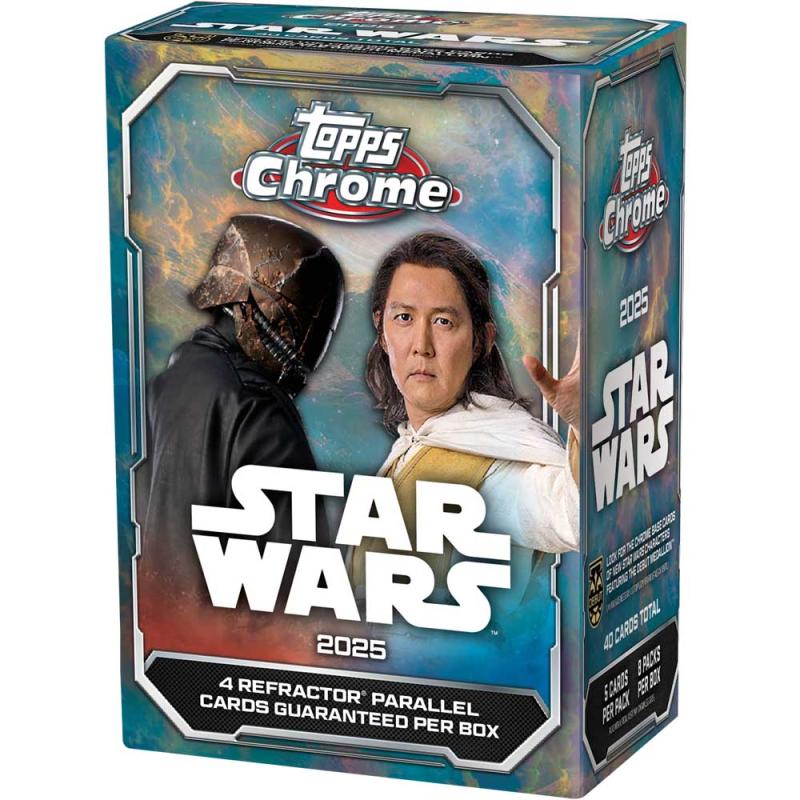 PRE-BUY: Sealed Value Box 2025 Star Wars Chrome [8 Packs] (Preliminary release August 20:th 2025)