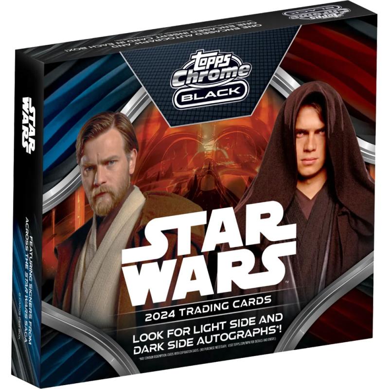 Sealed Box 2024 Topps Star Wars Chrome Black Hobby