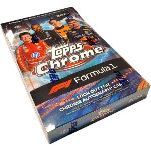 Hel Box 2024 Topps Chrome Formula 1 F1 Hobby (12 Packs, rectangular box)