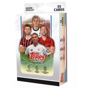 Hel HANGER Box 2024-25 Topps UCC FLAGSHIP Soccer [35 kort]