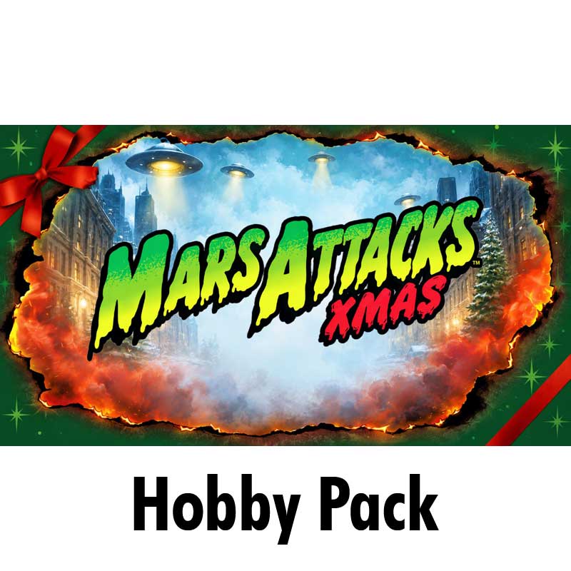 PRE-BUY: 1 Pack 2026 Topps Mars Attacks Christmas Hobby (Preliminary release October 6:th 2026)