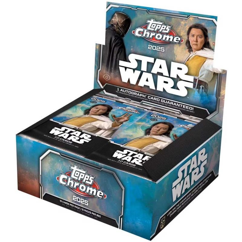 PRE-BUY: Sealed Box 2025 Star Wars Chrome HOBBY (10 Packs) (Preliminary release August 20:th 2025)