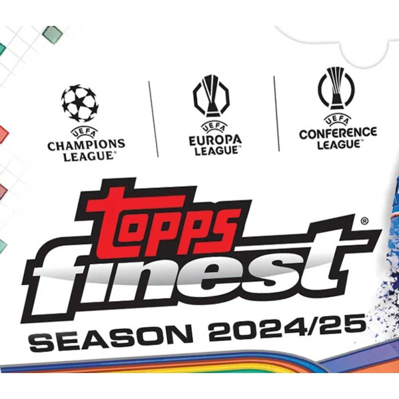 1 Paket 2024-25 Topps Finest UEFA Club Competitions Hobby