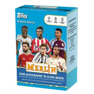 Hel Value Box 2024-25 Topps UCC Merlin Soccer (blå)