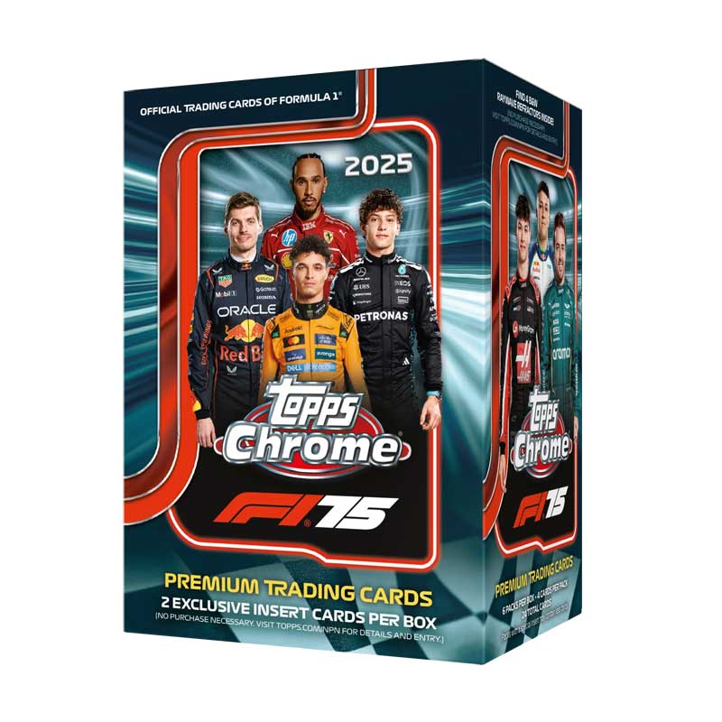 Hel Value Box 2025 Topps Chrome Formula 1 F1 Racing