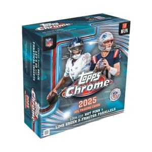 Hel MEGA Box 2025 Topps Chrome NFL Football Hobby (7 Packs)