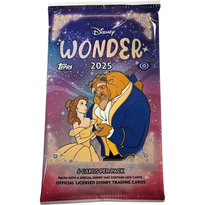 1 Paket 2025 Topps ​Disney Wonder Hobby (6 kort)