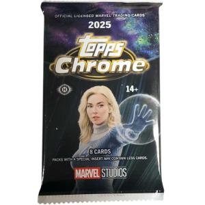 1st Paket 2025 Topps Marvel Studios Chrome Hobby