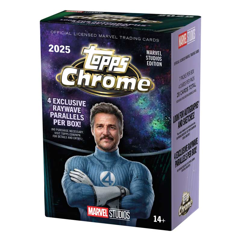 Hel Value Box 2025 Topps Marvel Studios Chrome (Blaster Style - 7 Packs)