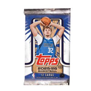 1st Paket 2025-26 Topps Basketball Flagship Hobby (12 kort)